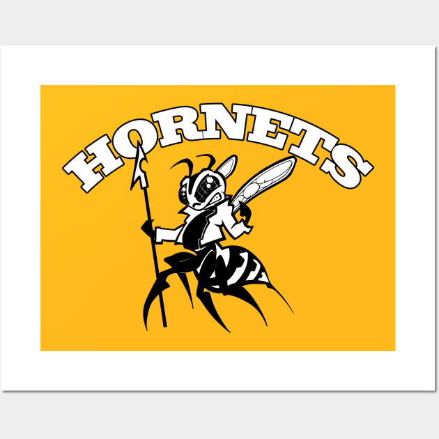 Hornets Mascot Wall Art by Generic Mascots